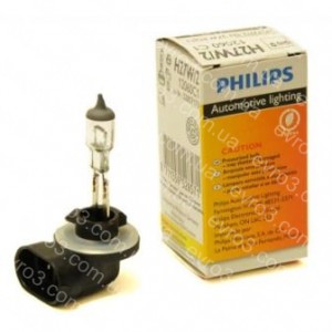 Лампа галоген H27W2 12В 27Вт Philips 12060C1