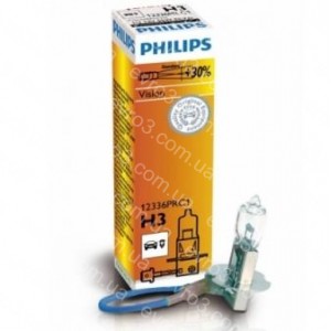 Лампа галоген H3 12В 55Вт Philips Premium +30% 12336PRC1