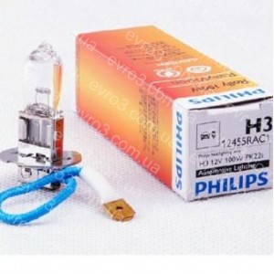 Лампа галоген H3 12В 100Вт Philips 12455RAC1