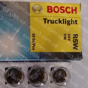 Лампочка автомобільна R5W 24В 5Вт Bosch