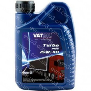Олива моторна VATOIL Turbo Plus 15W-40 1L API CH-4/SJ, ACEA A3/B4/E2, MB 228.1, Volvo VDS, MAN 271